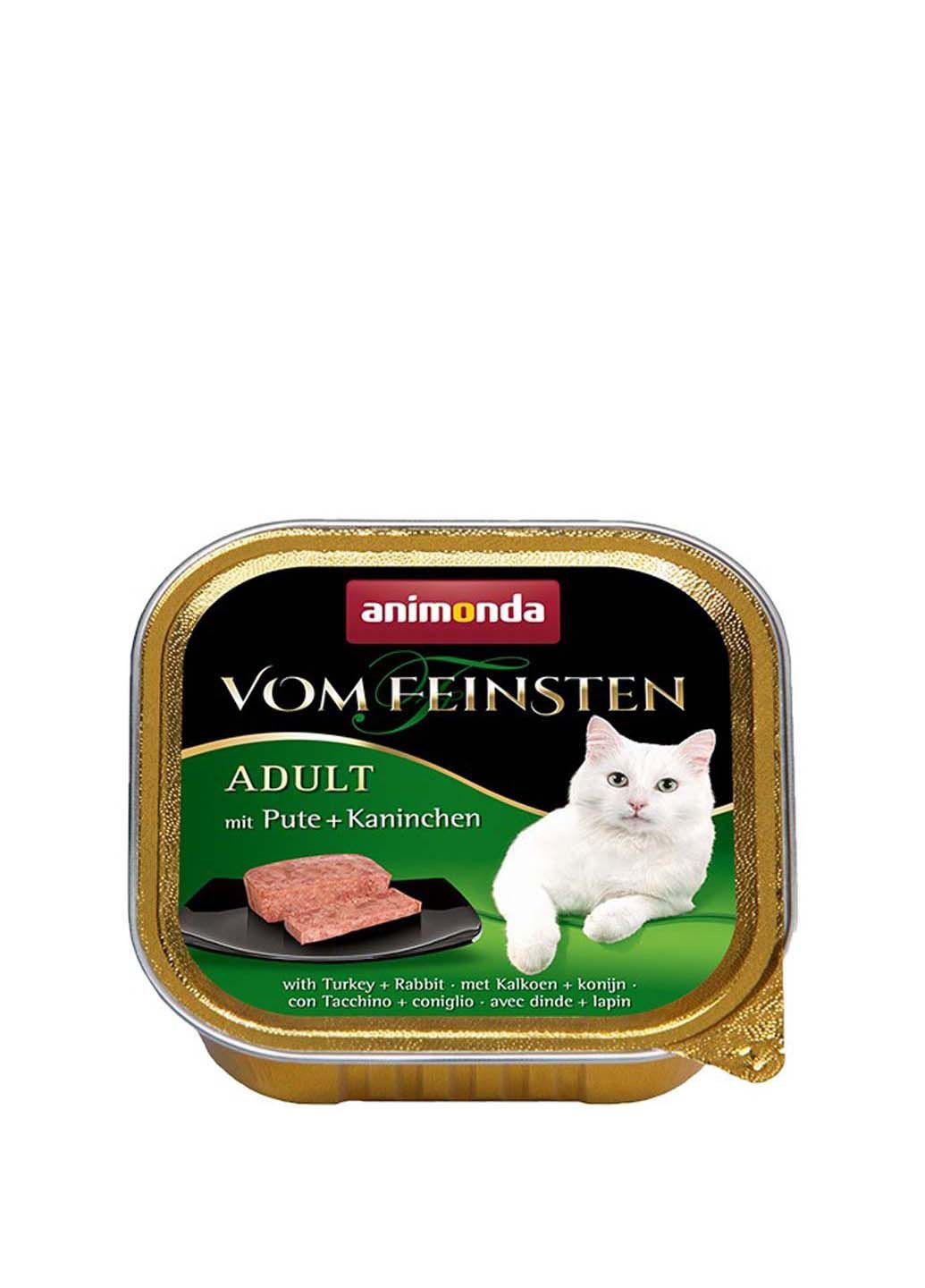 Консерви Vom Feinsten для кішок з індичкою та кроликом 100 г Animonda (286472540)