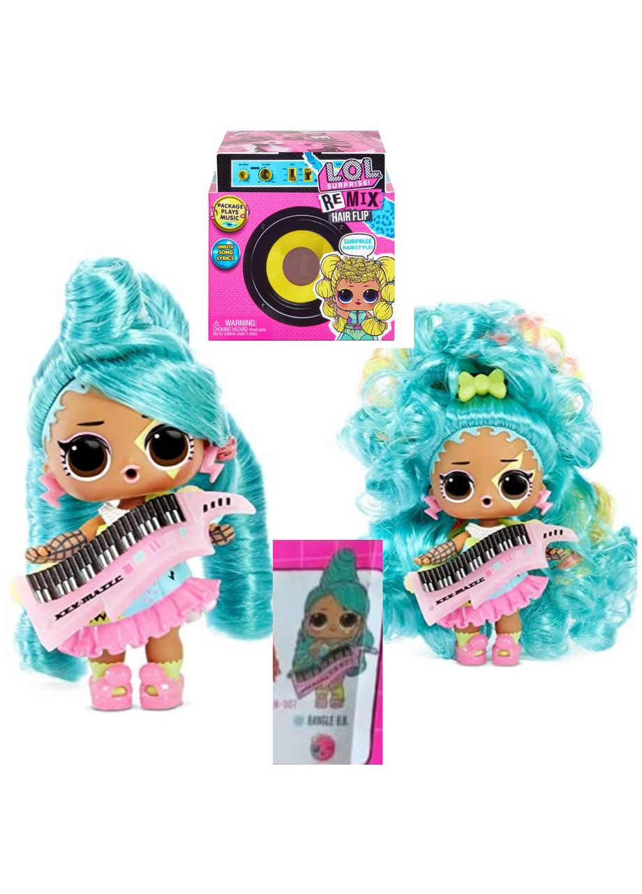 Ігровий набір Lol Surprise remix Bangle bb Бенгл бебі! Remix Flip Dolls 15 Surprises Hair Reveal Music L.O.L. Surprise! (323480625)