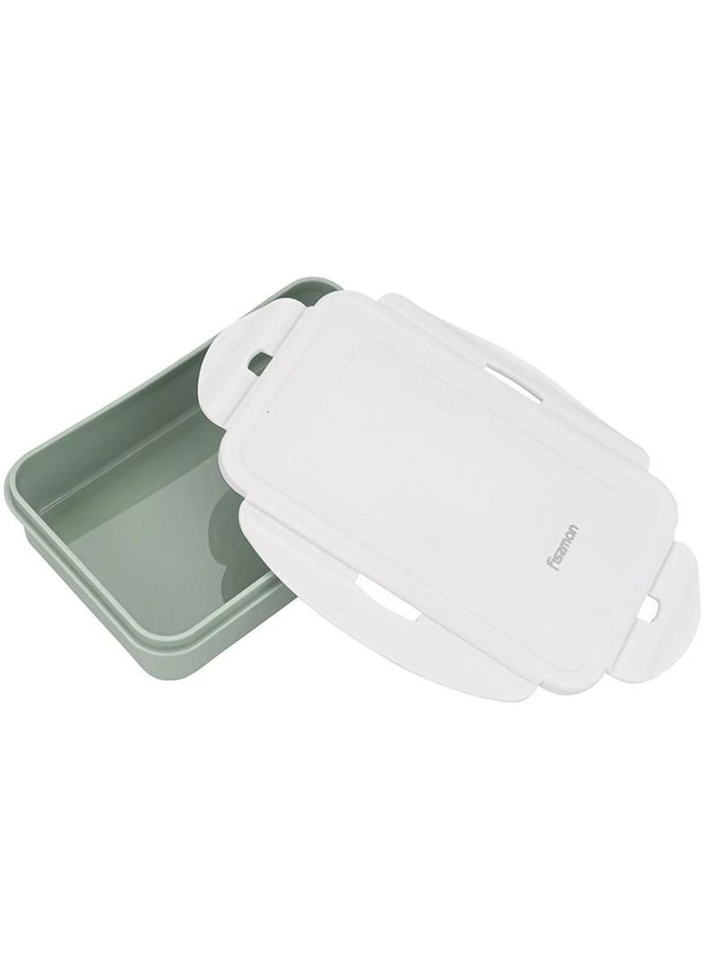 Ланч-бокс Milly 800мл, 21x13.5x5см пластик, зеленый FN-6780 Fissman (304546235)