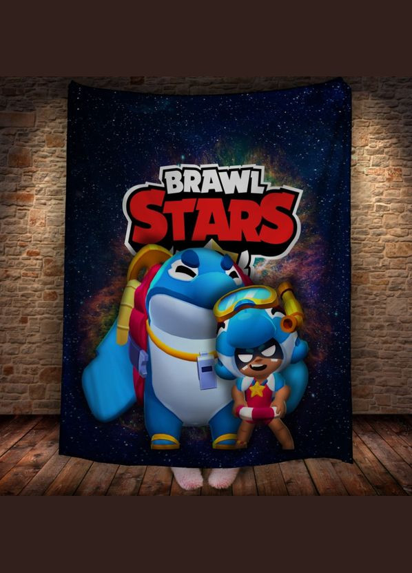 Плед з 3D принтом на тему Brawl Stars Герої Бравл Старс Перша Креативна мануфактура PERFECTUS Плед (301869950)