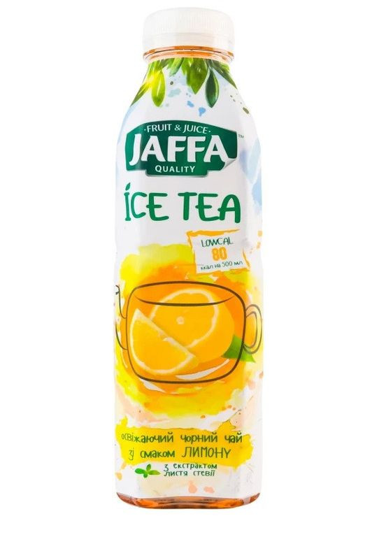 Чай холодный травяной со вкусом лимона с экстрактом листьев стевии 500мл (упаковка 12 шт) Jaffa (369544261)