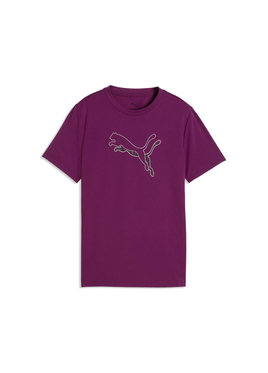 Рожева демісезонна дитяча футболка train all day essentials logo graphic tee youth Puma