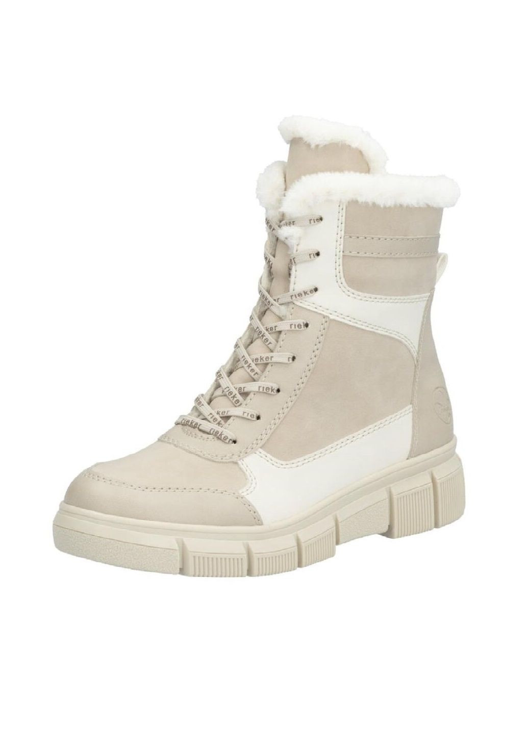 Зимние ботинки Rieker из искусственной кожи