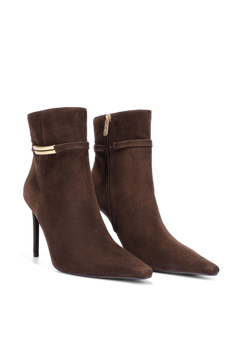 Жіночі Черевики 25125S-T0501 Коричневий Велюр MiaMay (365434839)