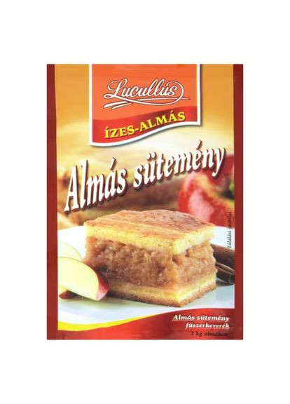 Суміш Almas sutemeny для яблучного пирога 50г Lucullus (300277854)