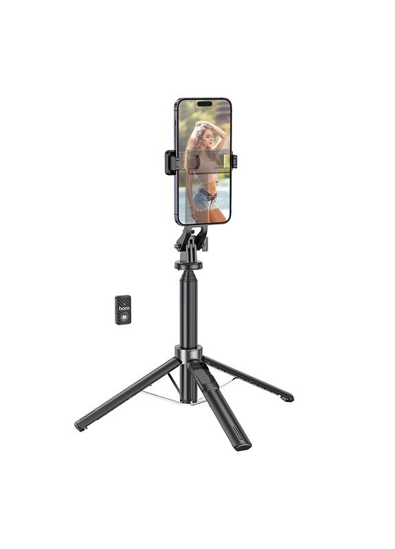 Селфі-монопод Stream aluminum alloy live broadcast holder Black (6942007609975) Hoco K21 (357471997)