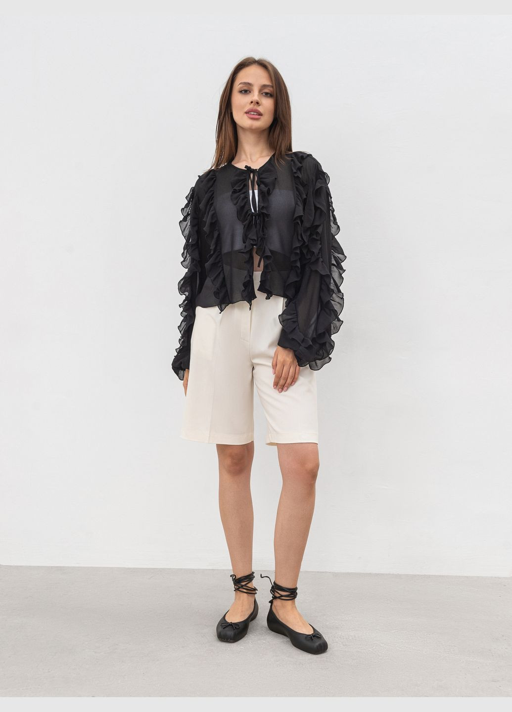 Чорна блуза Romashka Патос