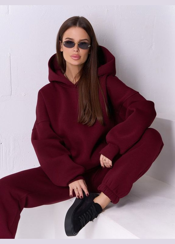 Толстовка 14923K бордова ISSA PLUS (317397052)