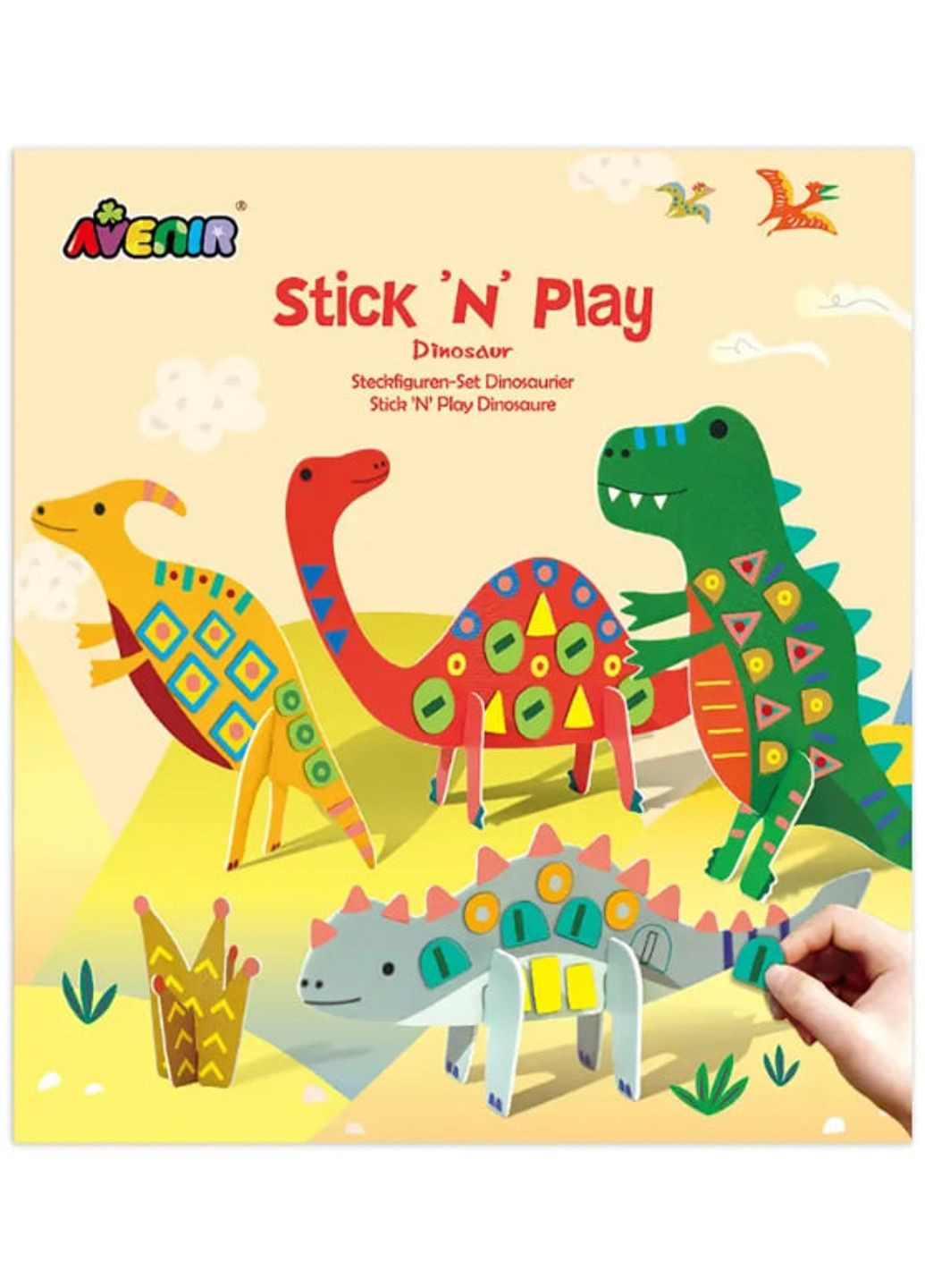 Набор для творчества, подарочный бокс "Динозавр", 13 предметов Avenir (301155168)