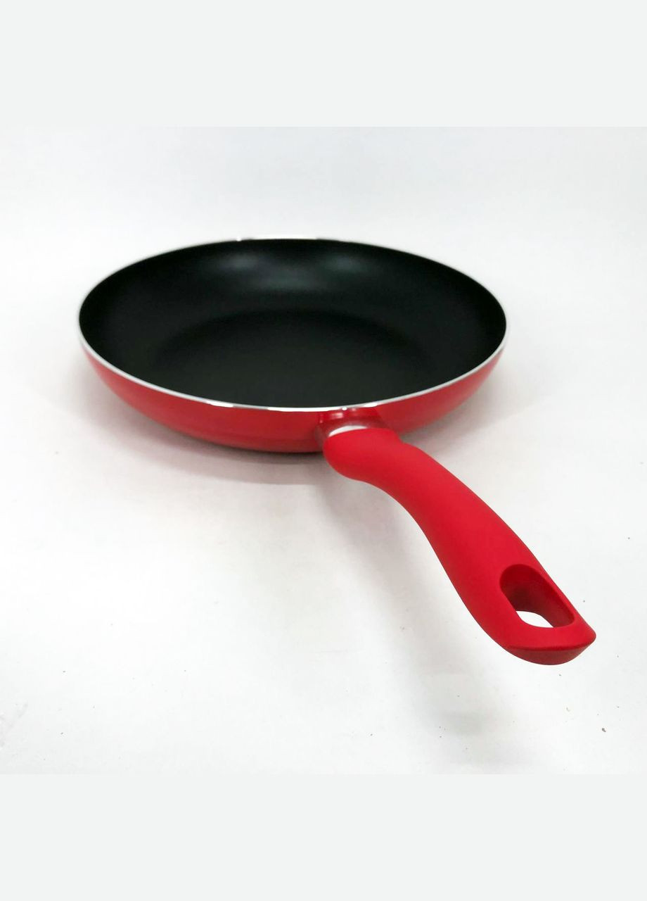 Сковорода 28 см СВ-2814, сковорода для смаження, якісна сковорода. Колір: червоний Con Brio (364665140)