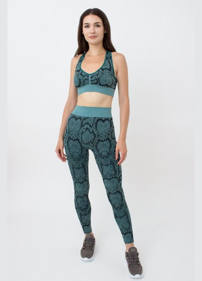 Топ женский бесшовный на широких бретелях с принтом Giulia TOP ANIMAL MELANGE 02 (316683862)