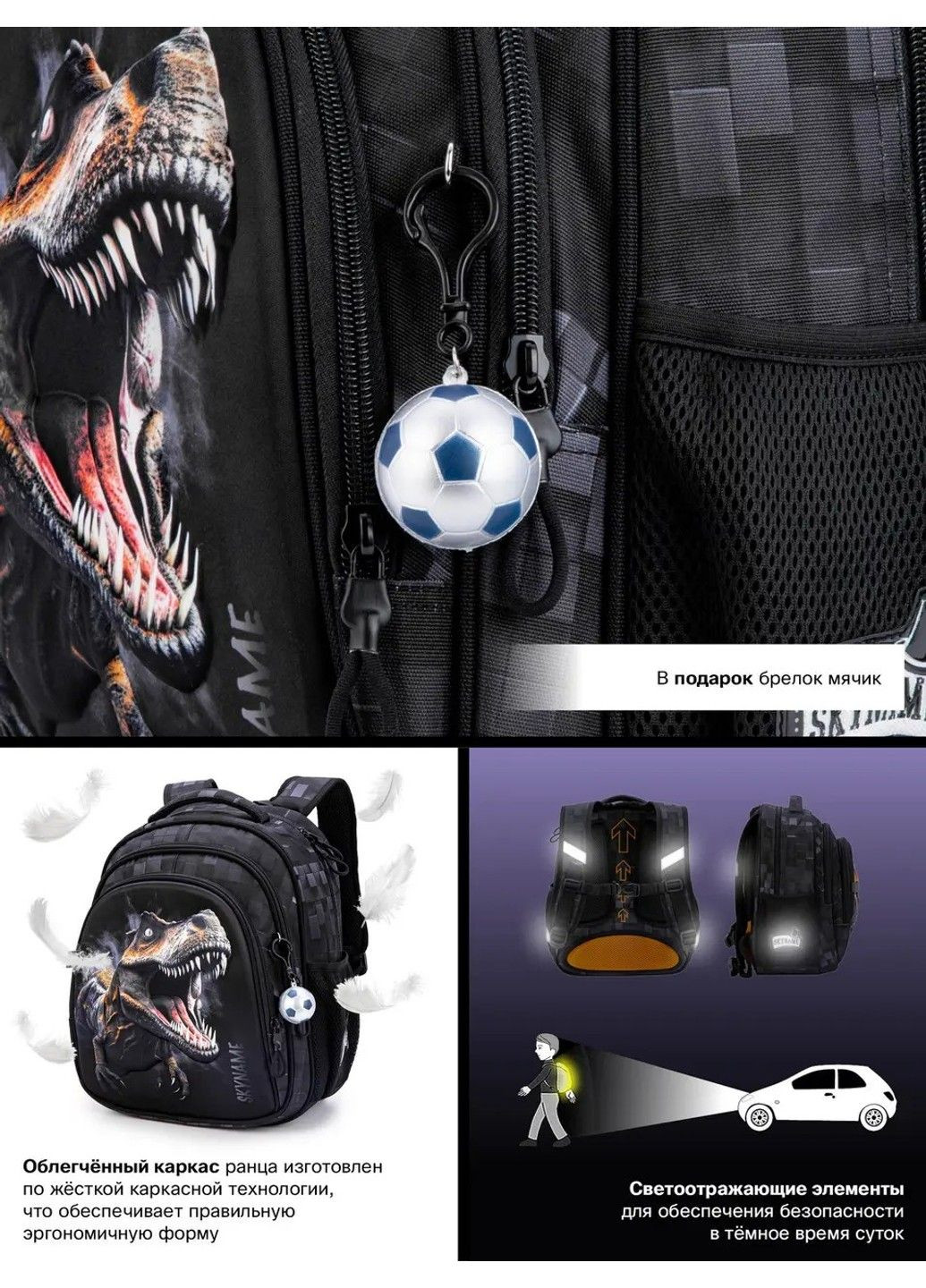 Рюкзак школьный для мальчиков / SkyName R2-219 Winner (332164286)