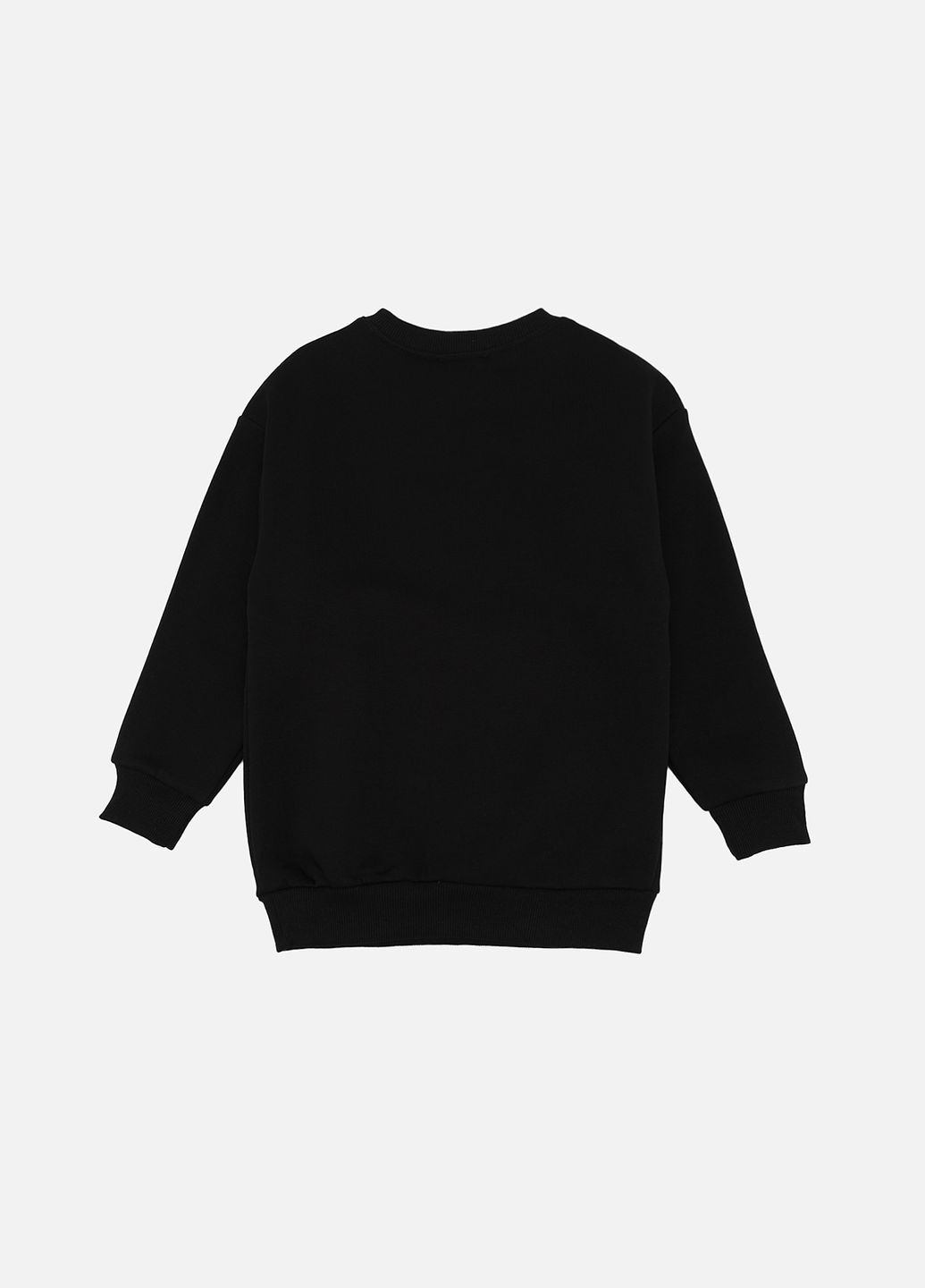 First Kids світшот для дівчинки колір чорний цб-00259660 чорний футер