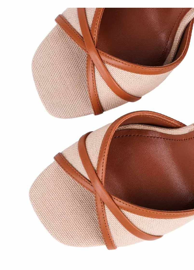 Жіночі Босоніжки XL2486A-8 SS25 Коричневий Шкіра MIRATON (327538795)