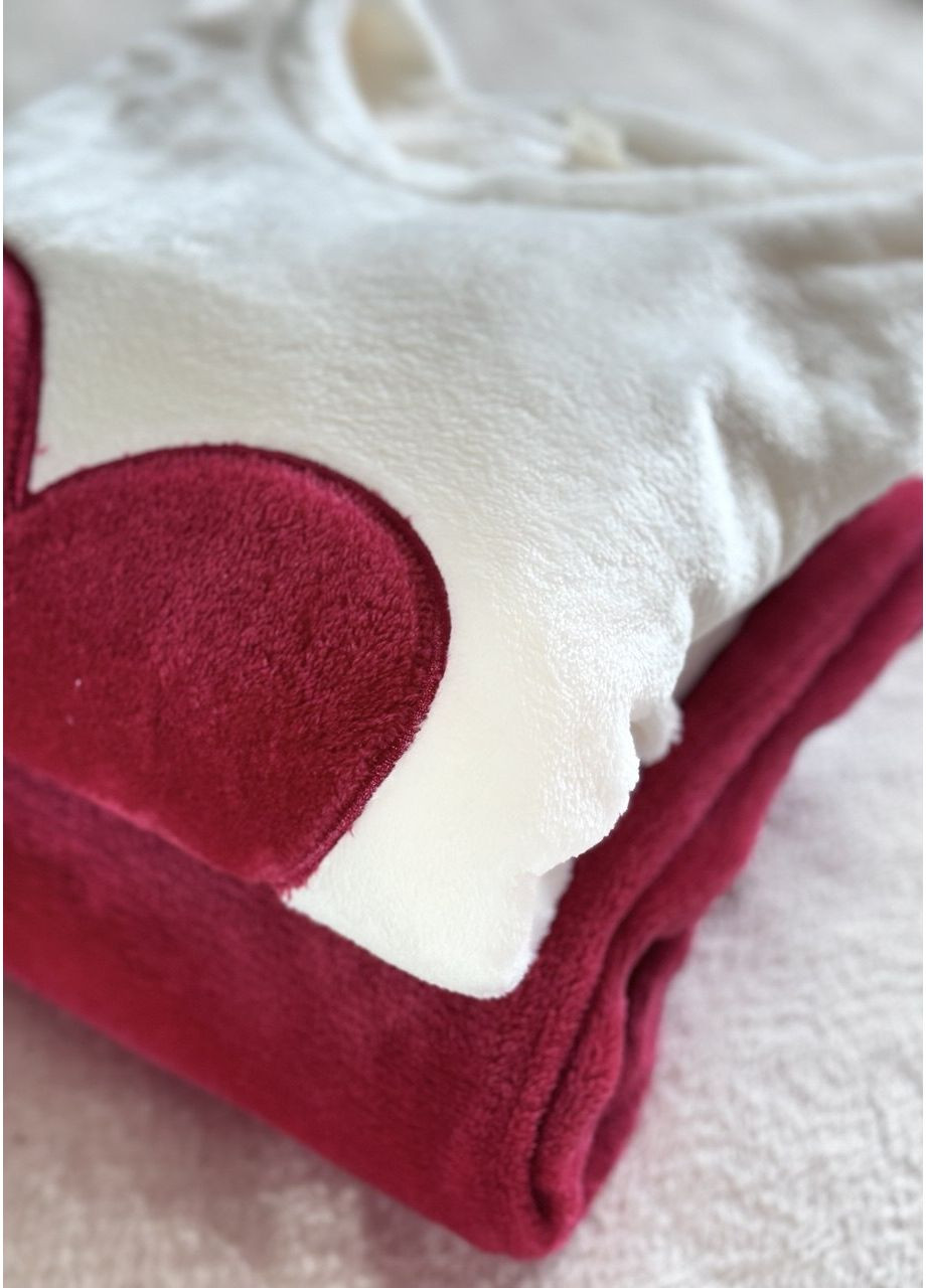 Красная зимняя велюровый костюм на двух стороннем меху в стиле кэжуал кофта + брюки No Brand