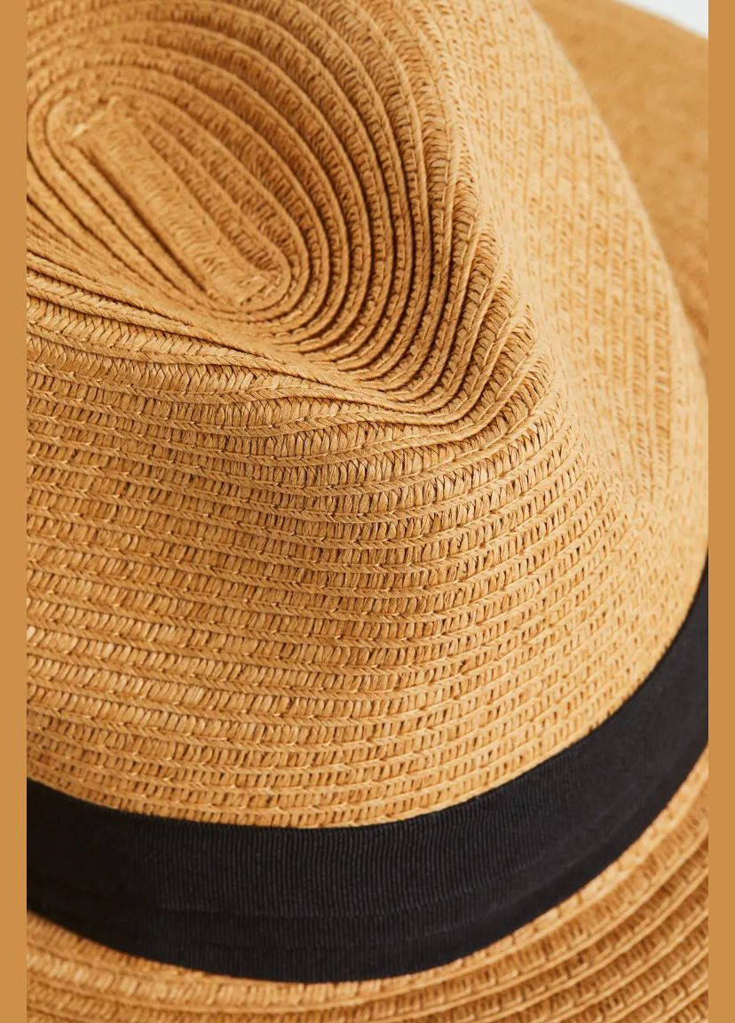 Шляпа из бумажной соломки для женщины 1121091-001 H&M (288049529)