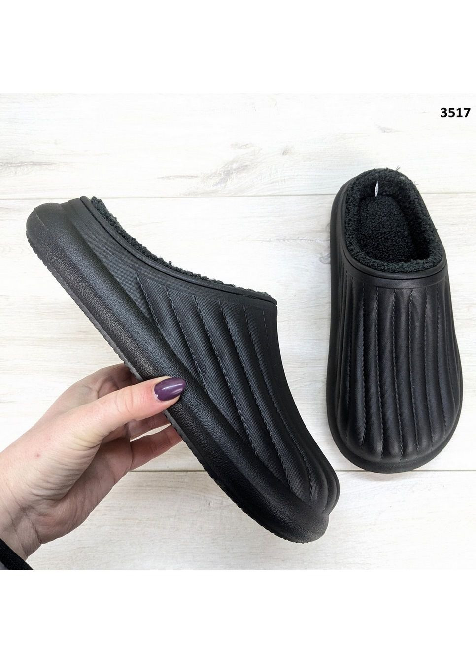 Галоши мужские пена с мехом без задника Dago (301689998)