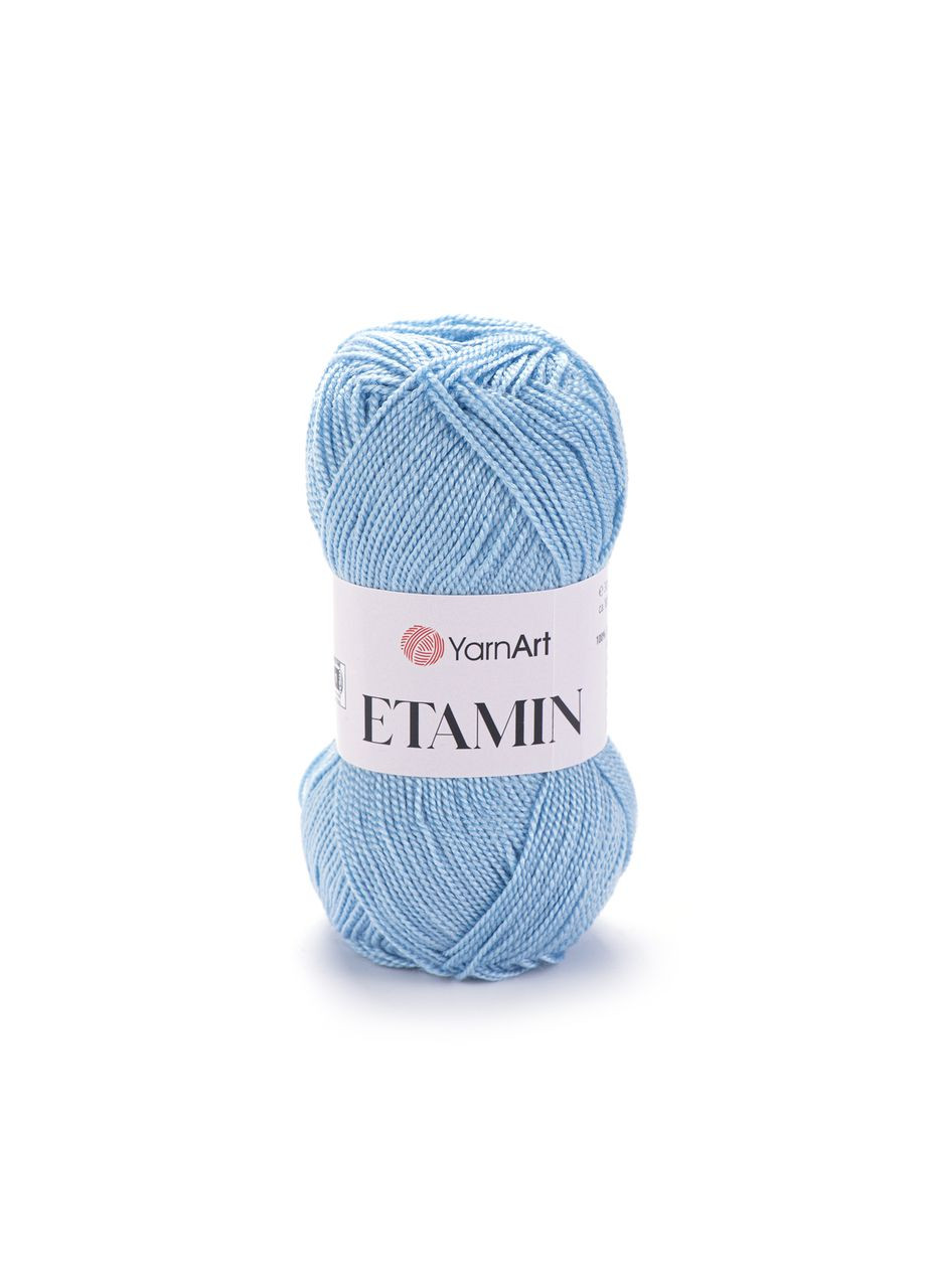 Пряжа акриловая ETAMIN/цвет голубой 424/30 г/180 м/Турция YarnArt (369401659)