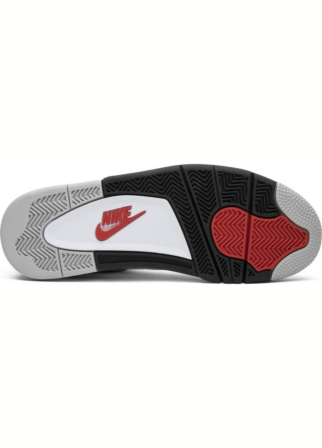 Белые кроссовки air jordan 4 retro white cement - 840606-192 Nike