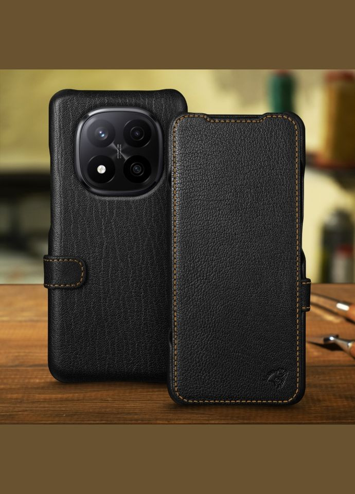 Чехол книжка Premium для Xiaomi Redmi Note 14 Pro Plus 5G Чёрный (78610) Stenk (336211982)