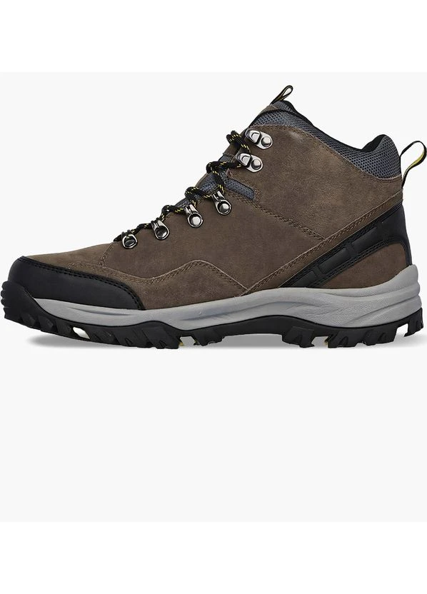 Коричневый зимний ботинки pelmo brown 64869-khk Skechers