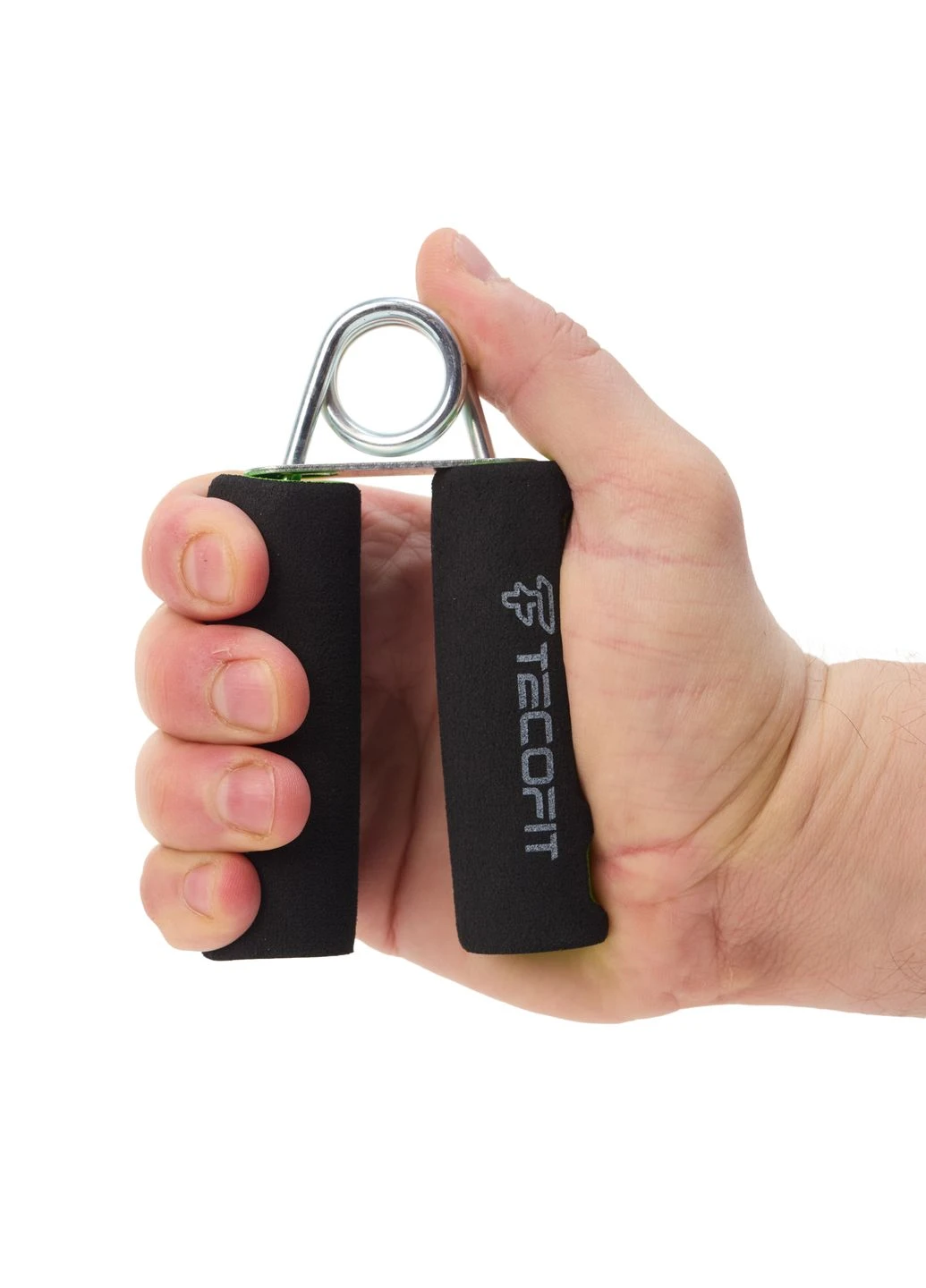 Hand grip with foam handle / Ручний еспандер 13.9*9.9*1.85cm TOP17112472, Чорний TECOFIT (370439570)