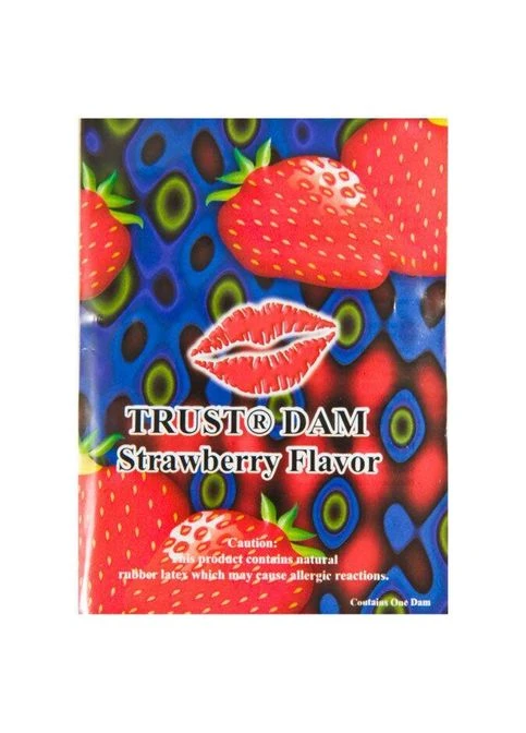 Латексна серветка Latex Dental Dams Strawberry 1 шт One (315015202)