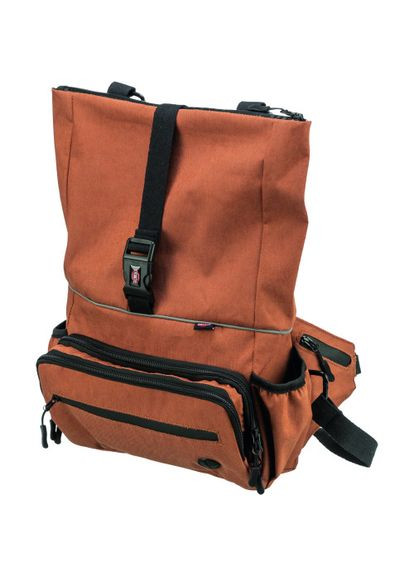 Сумка-рюкзак с поясным ремнем пояс 55-130 см рыжая Trixie (333822597)