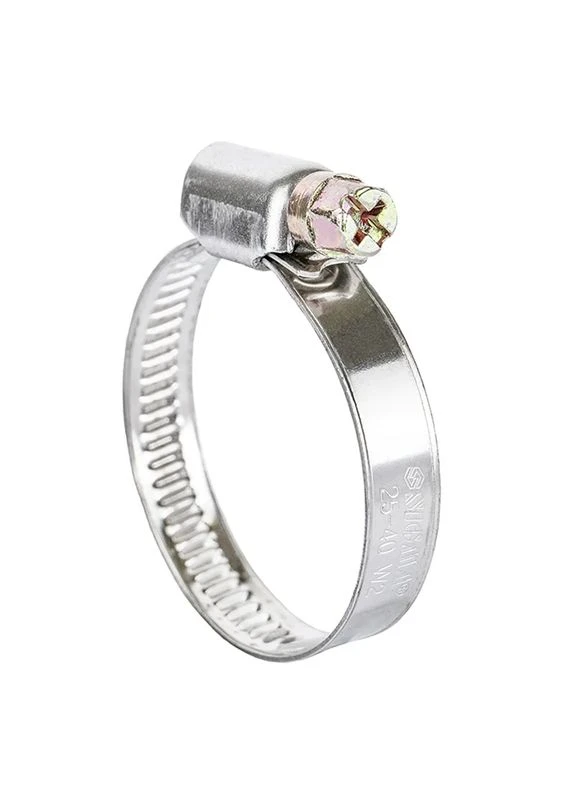 Хомут червячный нержавеющий 9мм D25-40мм 25шт (2510081) Sigma (401518976)