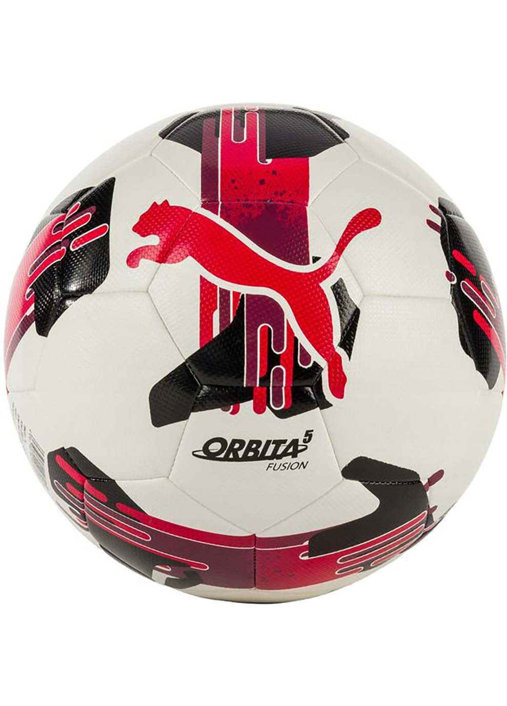 Футбольный мяч Orbita 5 FUSION белый, черный, красный Уни 5 Puma (367599416)