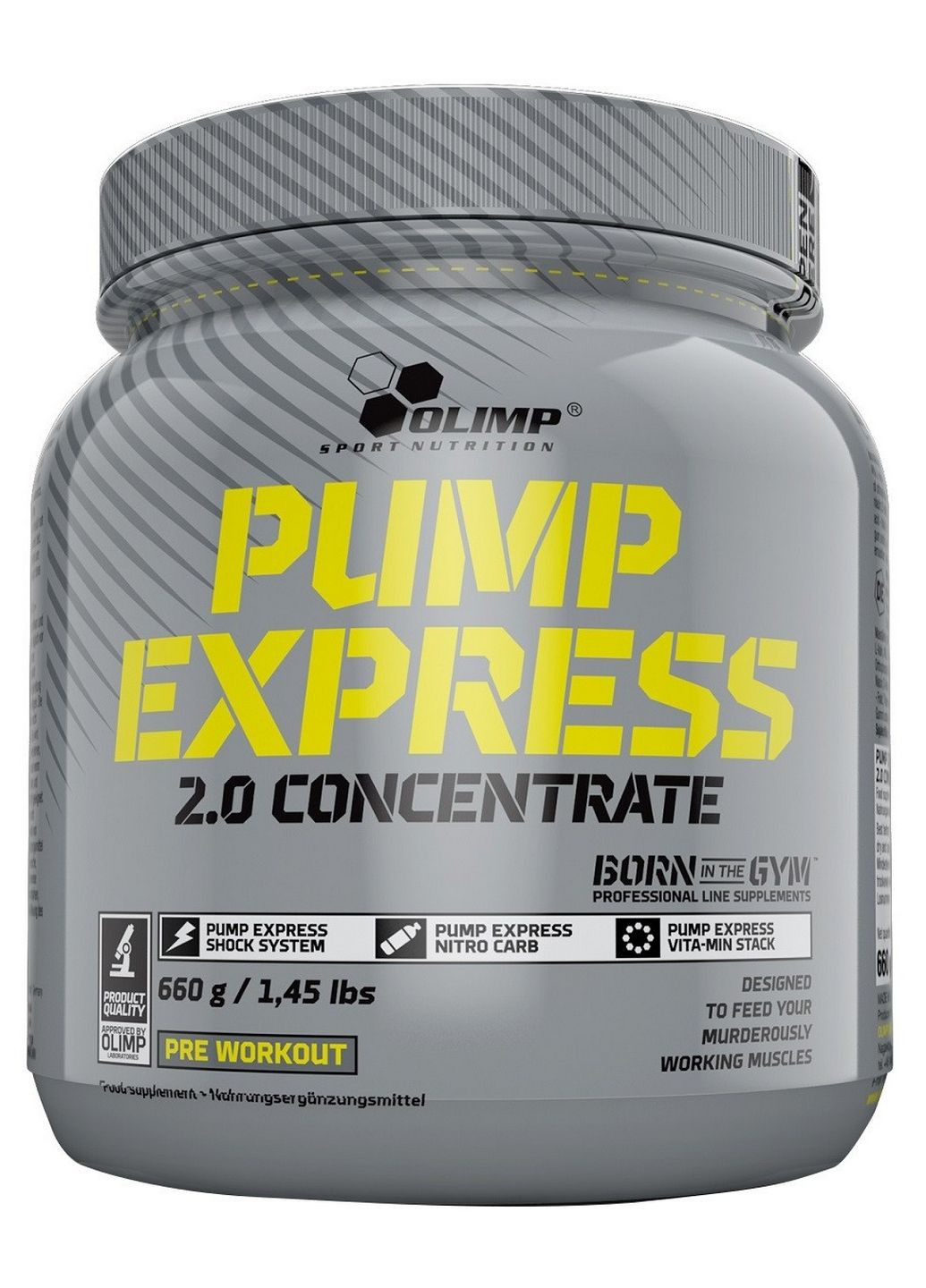 Предтренувальний комплекс Pump Express 2.0, 660 грам Апельсин Olimp (293416065)