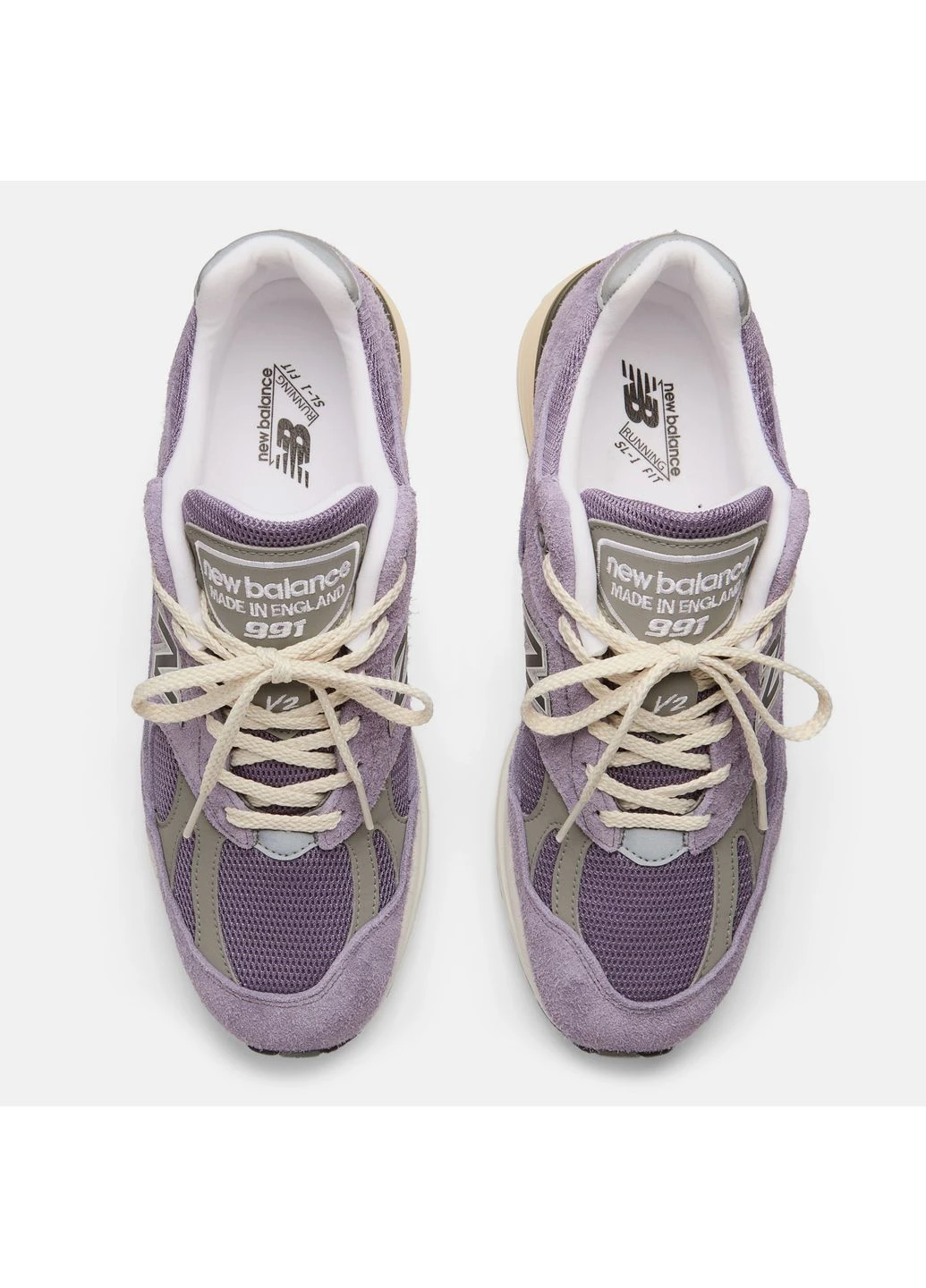 Фиолетовые фиолетовые замшевые кроссовки made in uk 991v2 43 (9,5) 27,5 см (u991lv2) New Balance U991_GP