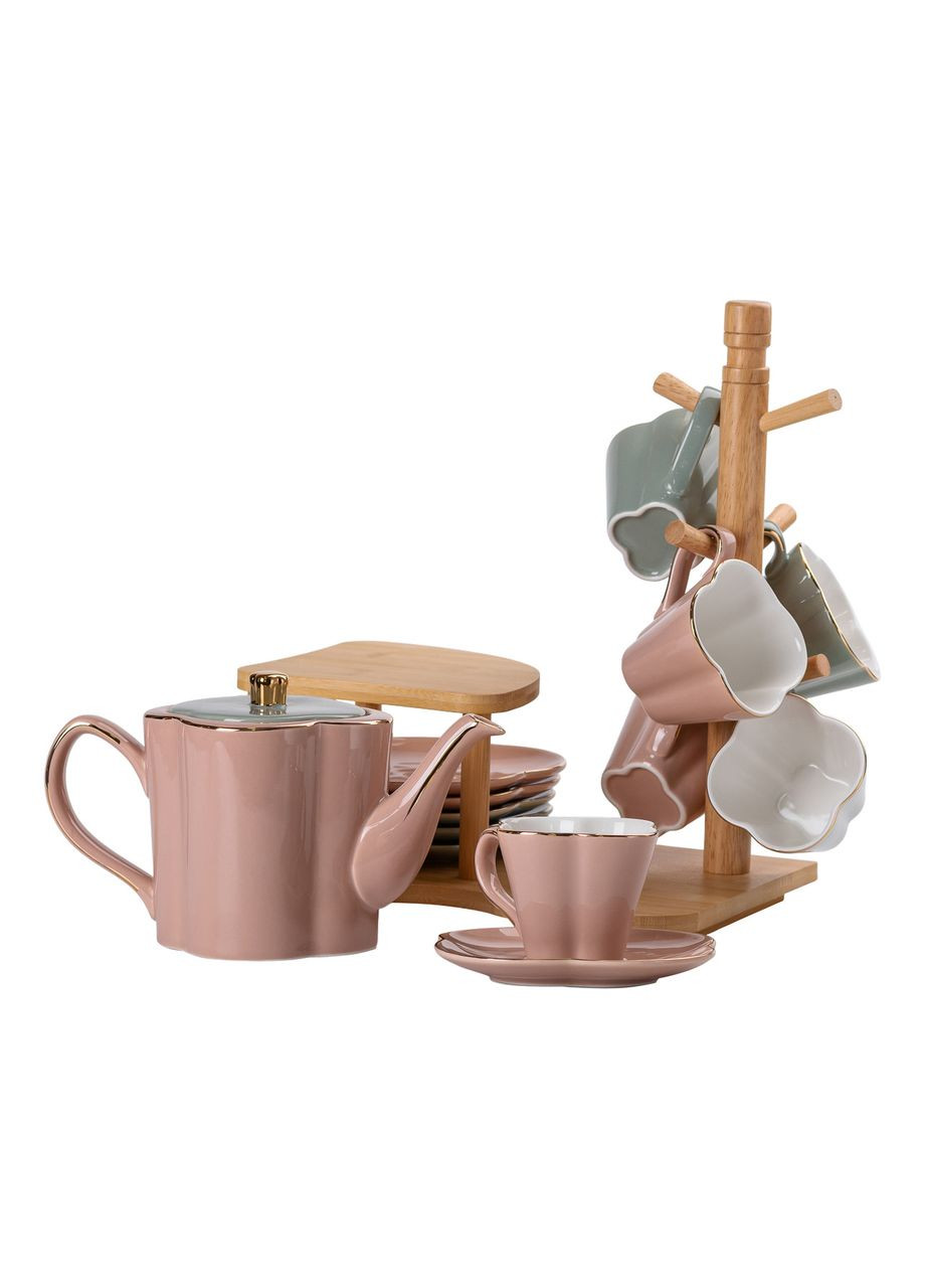 Чайный сервиз на 6 персон с бамбуковой подставкой Jooki (358705649)