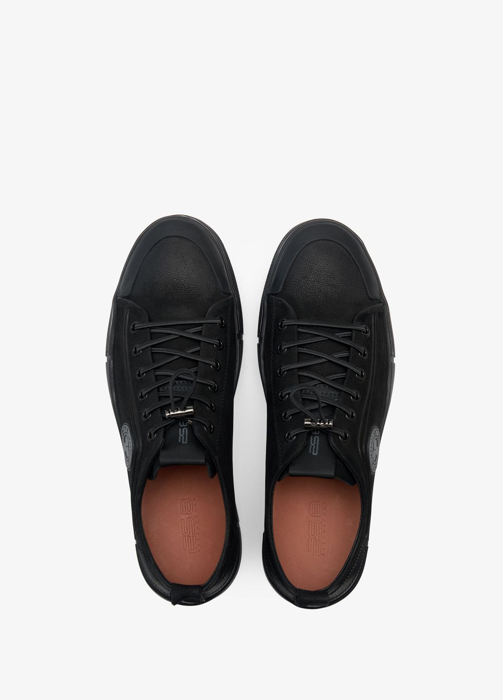 Черные кеды, цвет черный ES8