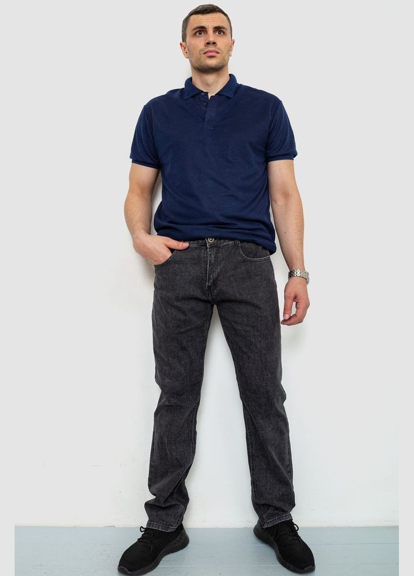 Серые демисезонные прямые джинсы мужские серые однотонные размер 30 (sku_244rw102) Ager