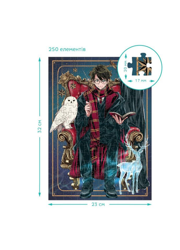 Дитячий пазл 3 в 1 "Династія чарівників" 200575 набір 4 в 1 Dodo (365268043)