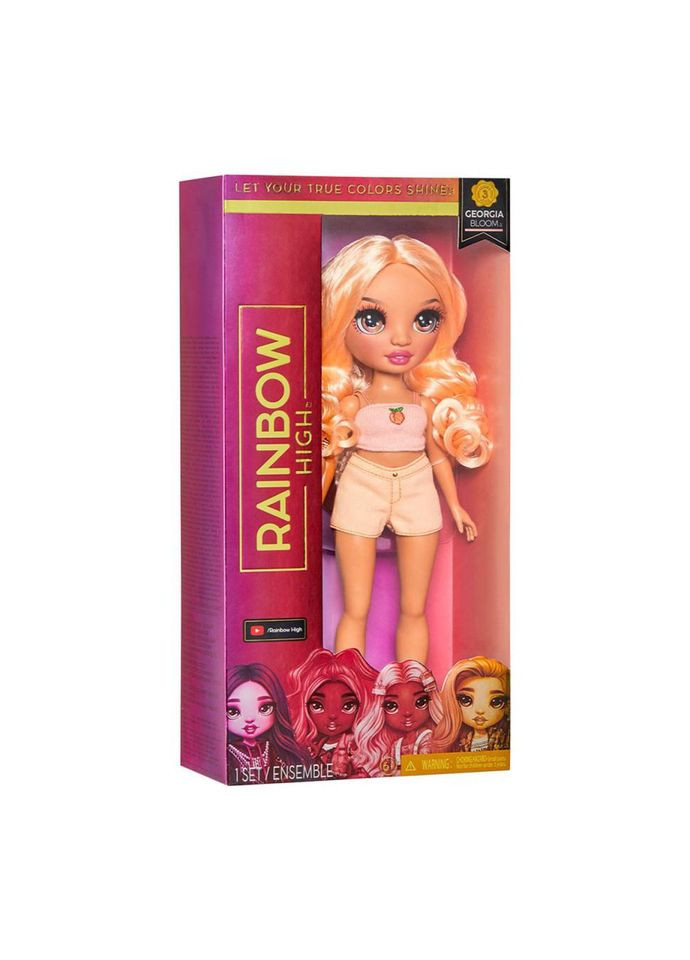 Детская игровая кукла Персик Rainbow High 987970 серии "ОРР" с аксессуарами No Brand (362570299)