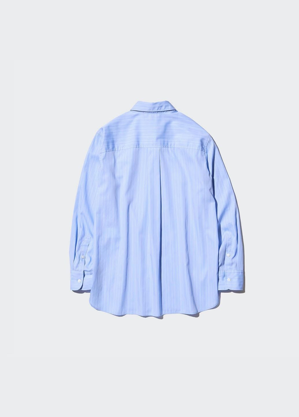 Белая рубашка в полоску Uniqlo