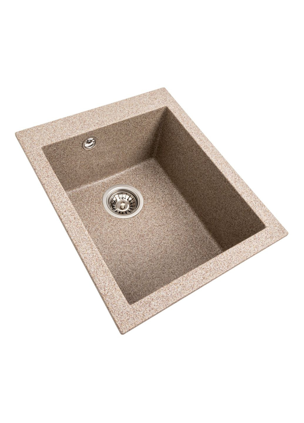 Гранитная мойка для кухни 4150 SOKIL матовая (карамель) Valeso (358059126)