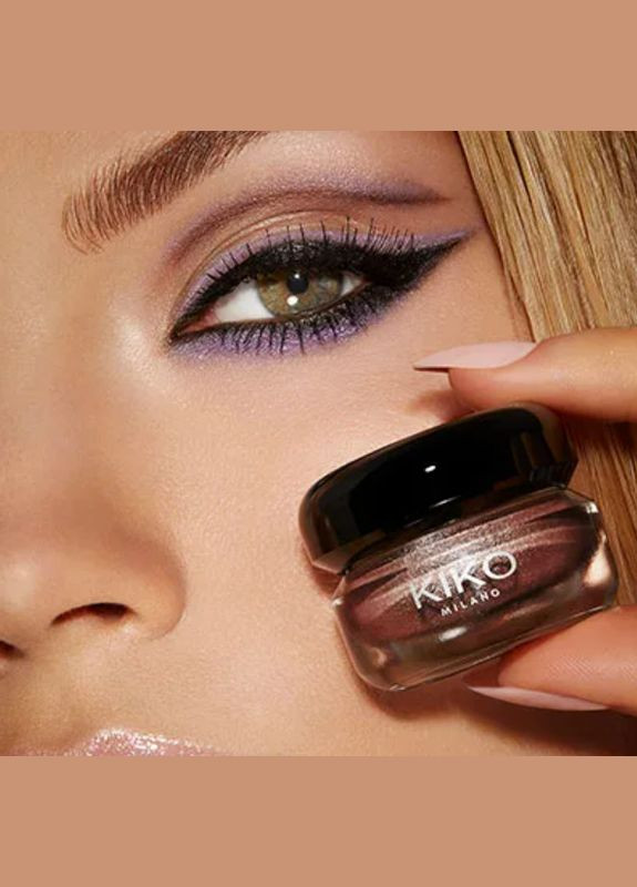 Стойкие кремовые тени для век Colour Lasting Creamy Eyeshadow - 08 Anthracite 4 г Kiko Milano (298285495)