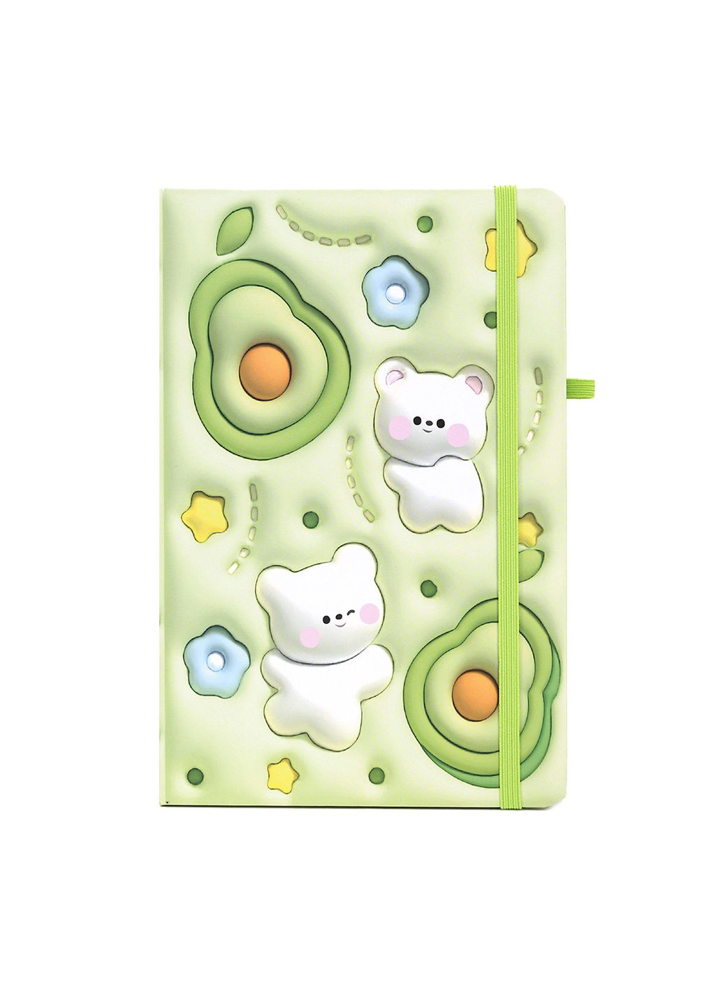 Блокнот на резинке с твердой обложкой цвет разноцветный CB-00253396 Malevaro (319121843)