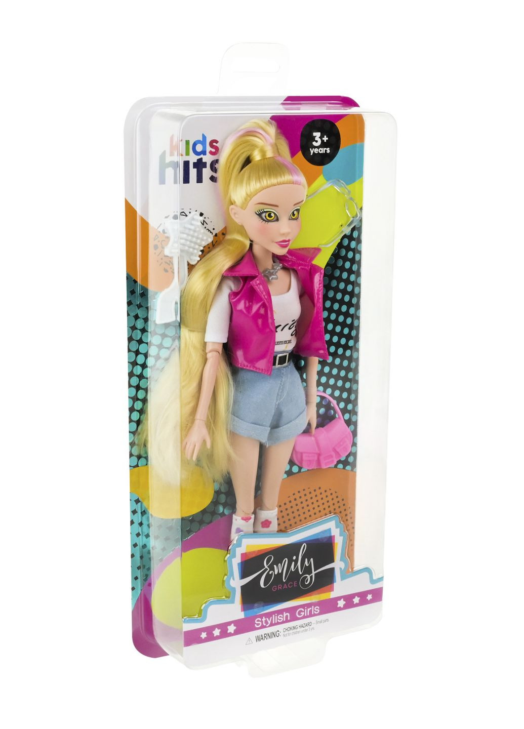 Лялька Emily Grace у стильному вбранні колір різнокольоровий ЦБ-00278949 Kids Hits (333801683)