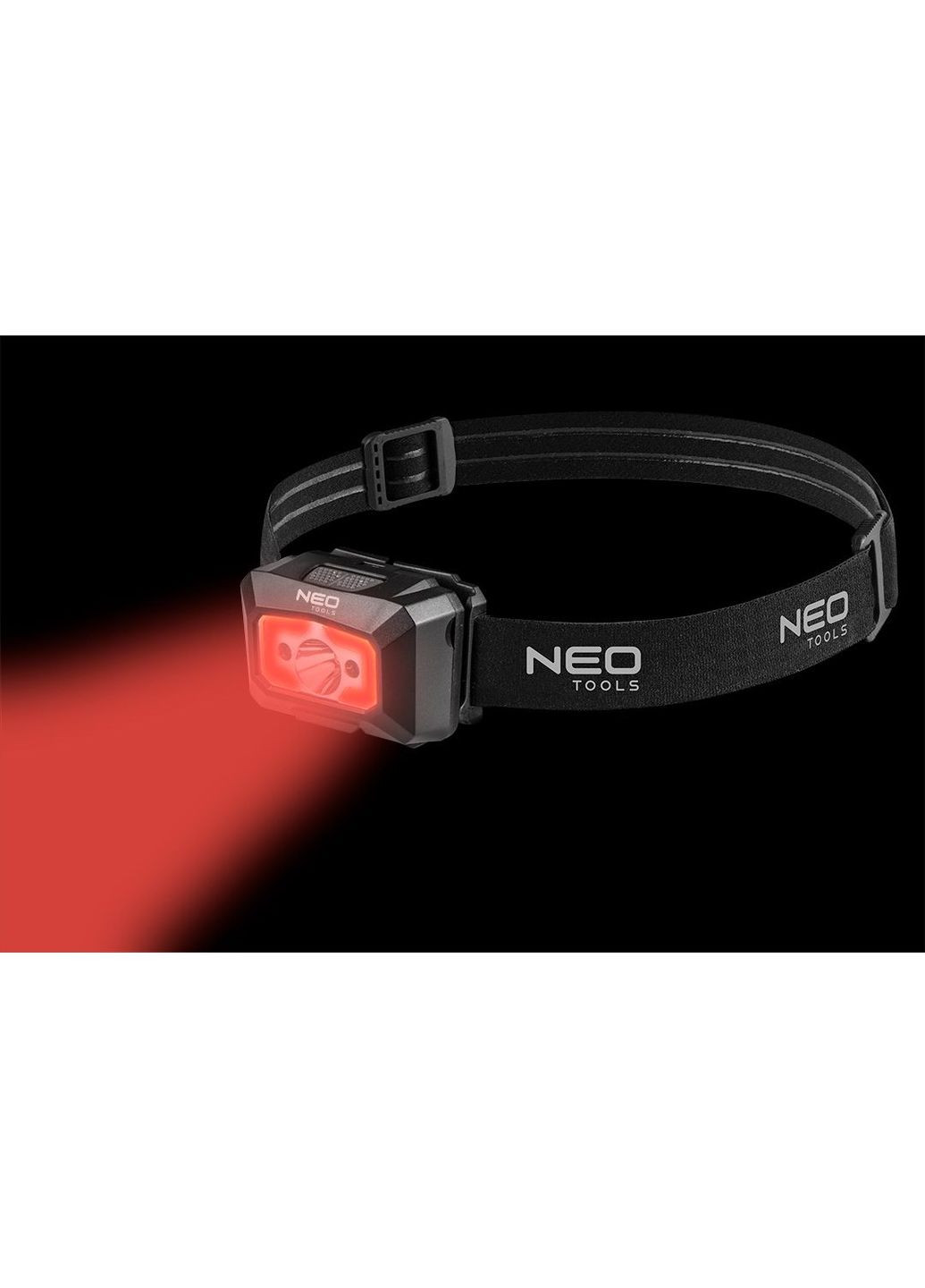 Налобный фонарик (250 лм, 1.2 А*ч, 180 м) светодиодный с аккумулятором + датчик движения (26473) Neo Tools (360549216)