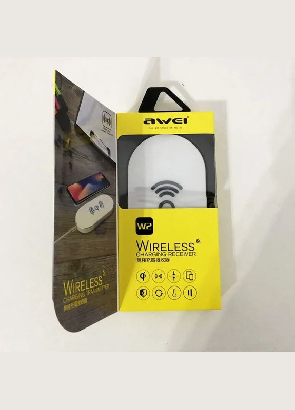 Беспроводное зарядное устройство W2 White Wireless Charge / Белый для телефона Awei (337311108)