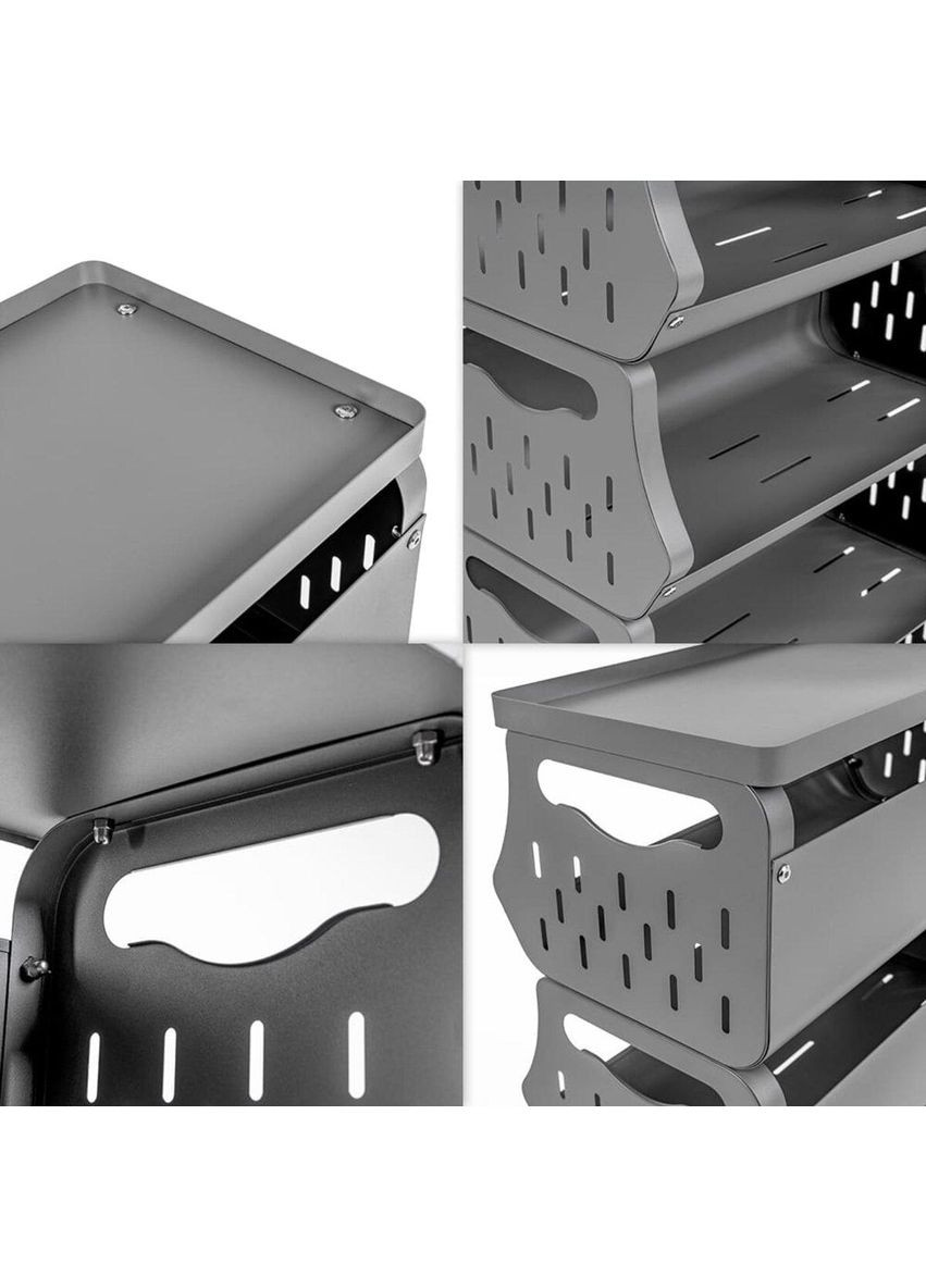 Стелаж універсальний для зберігання триярусний 60х30х77см love-shopping Sticker Wall (354658514)