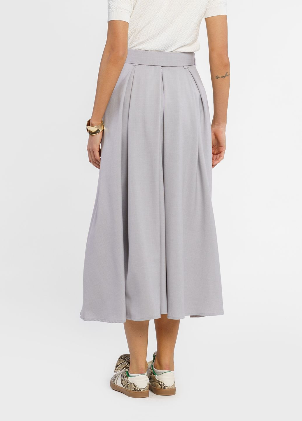 Серая кэжуал юбка женская серая Arber