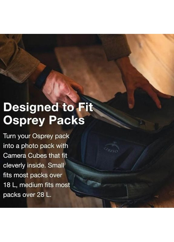 Сумка-чехол для фототехники Camera Cube Medium 11L charcoal grey MD (009.4019) Osprey (360642941)