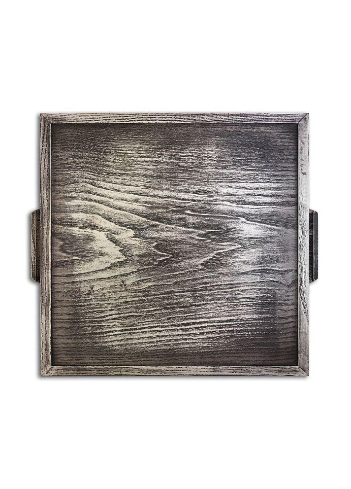 Поднос деревянный 30х30 Home sweet home серый винтаж хрп132х321сва Тур-Колекшн (355466022)