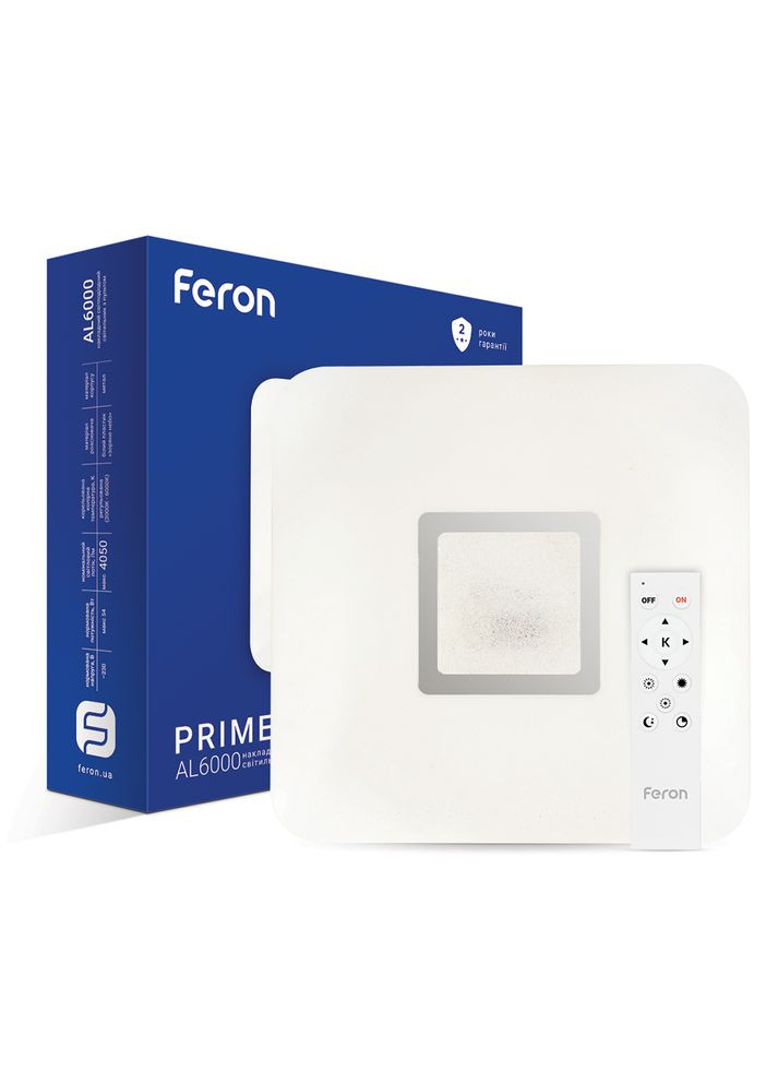 Світлодіодній накладний світильник AL6000 PRIME 54Вт (40141) Feron (370246702)
