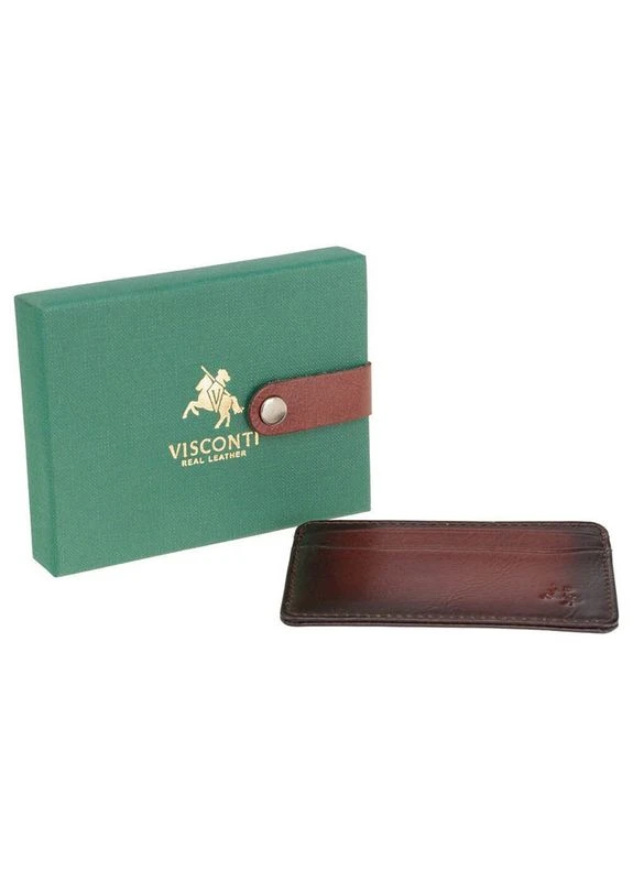 Картхолдер AT54 Evan Burnish Tan (AT54 B/TAN) Visconti (324265504)